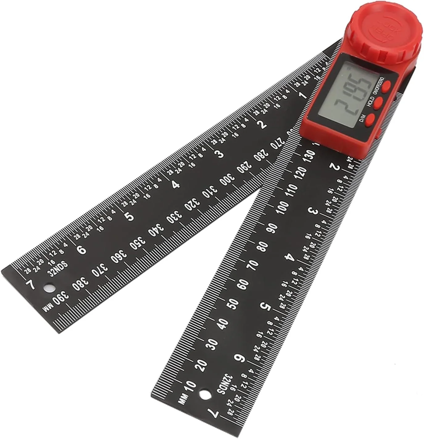 Electronic Angle Meter 360 Degree Protractor Digital Goniometer Carpentry Tools Angle Finder Multifunctional Metal Square Rulers