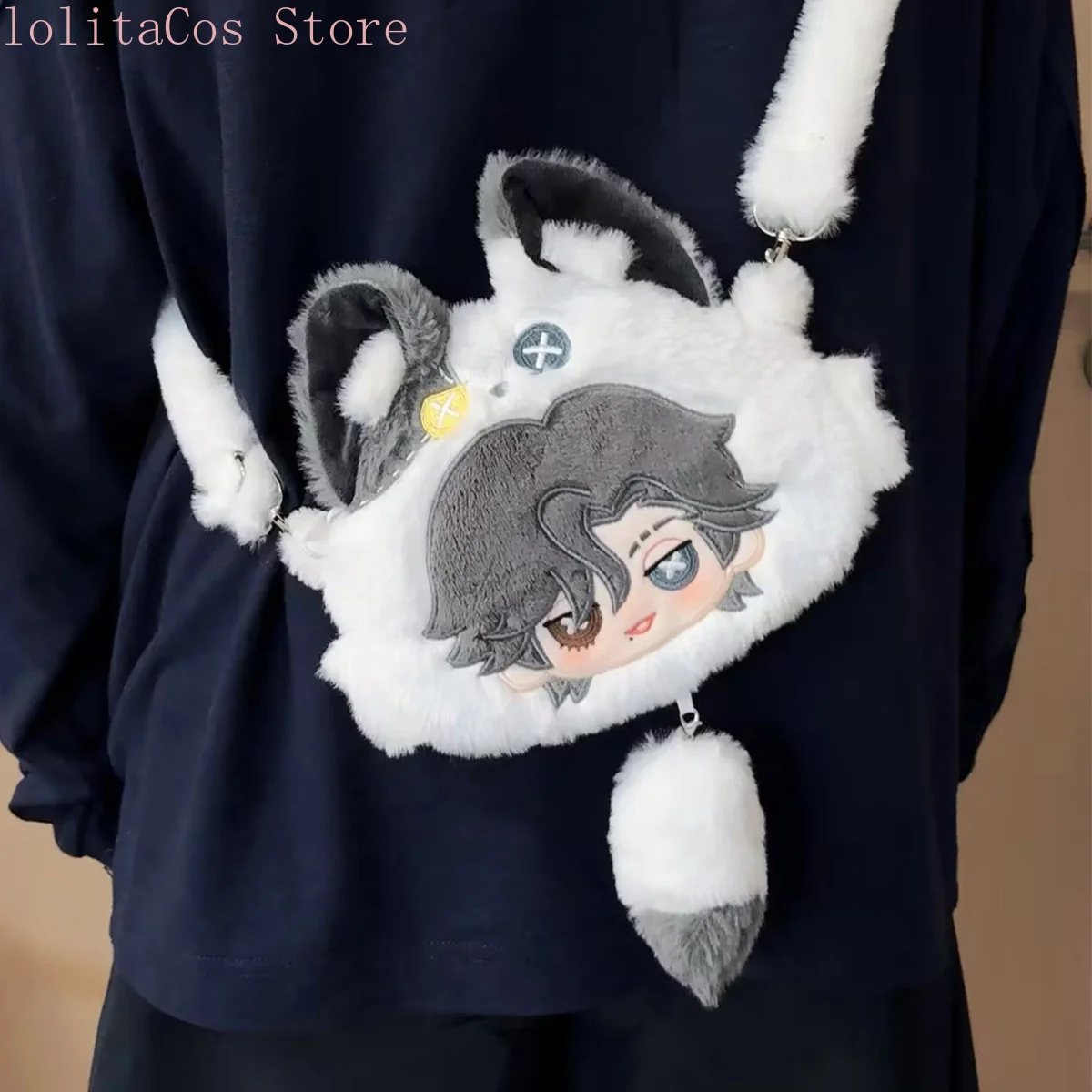 Identity V Seer Matador Luca Prisoner Knight Plush Bag Anime Itabag Crossbody Bag Shoulder Bag Cosplay Xmas Birthday Gift Purse
