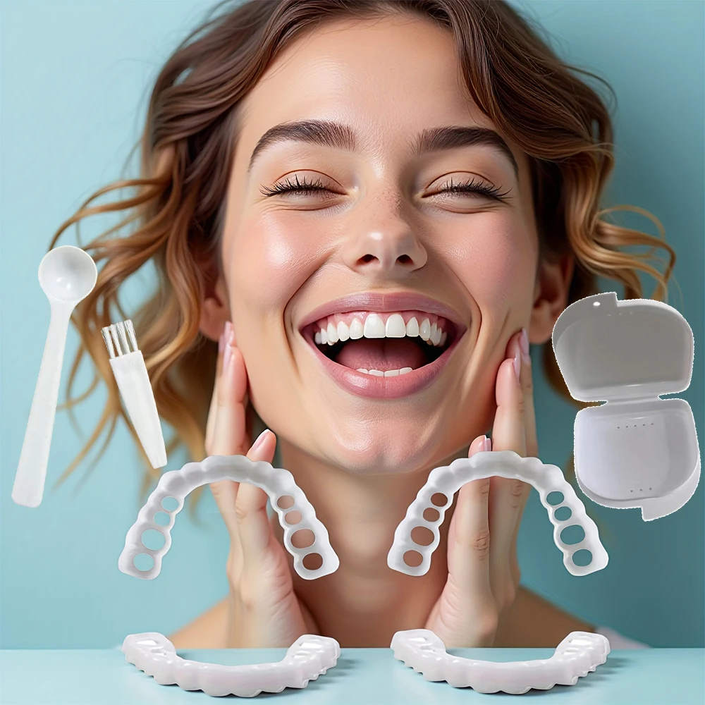 

Light No Burden Teeth Veneers, Instant Bright Smile Veneers, Slim design without pressing gums H2931