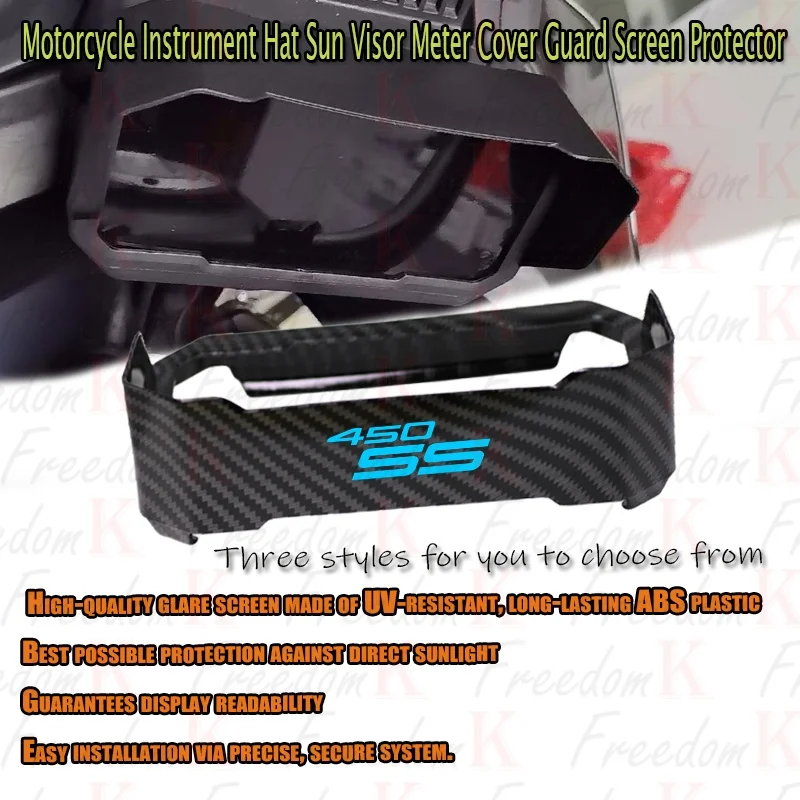 For 450SS 2023‑2025 Instrument Screen Protector Anti‑Scratch Sun‑Shade Dashboard Cluster Film Motorcycle Modified Protective Acc