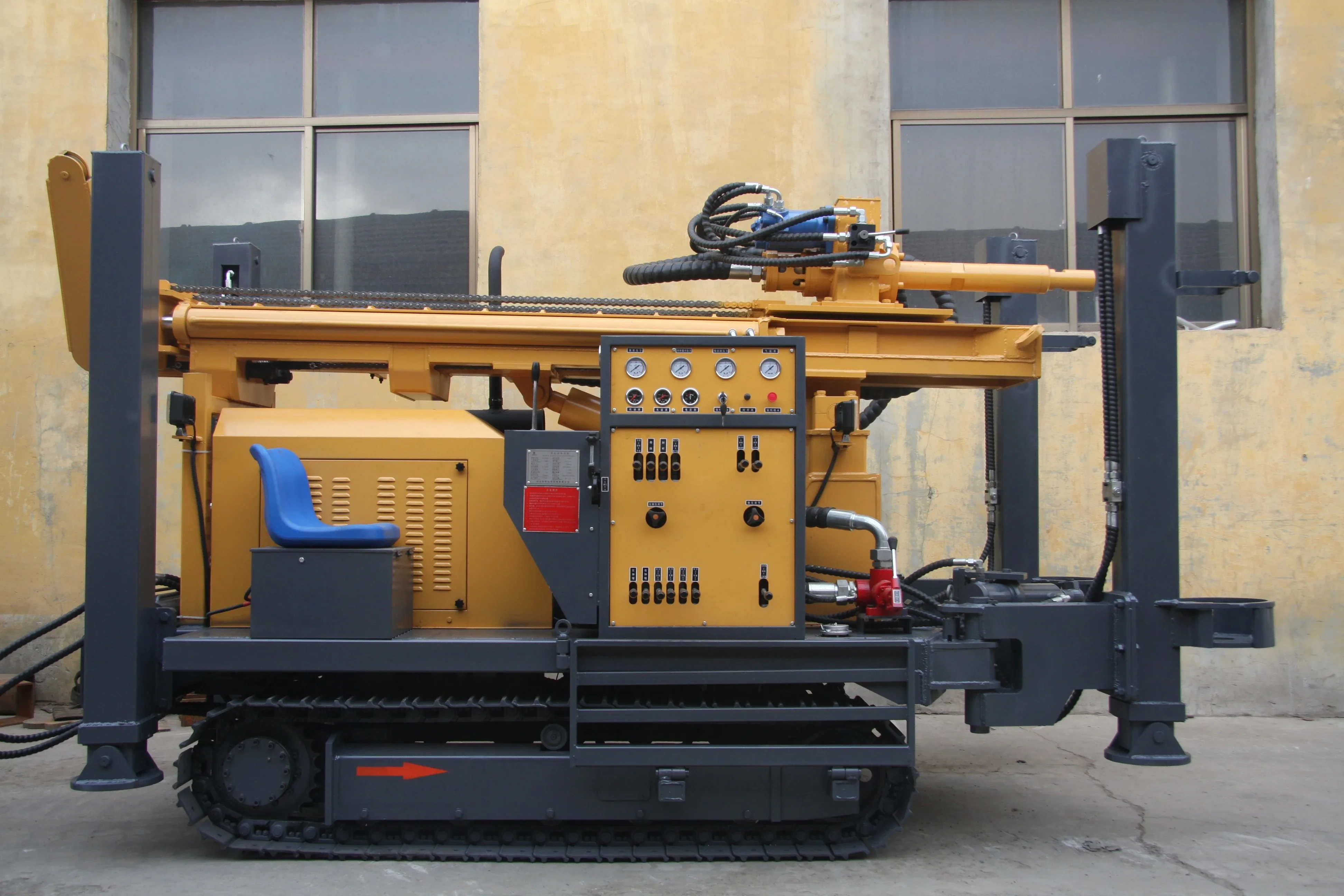 Hydraulic 200m Water Well Drill Rig Small Borehole Drilling Machine for Garden Field Groundwater Projects