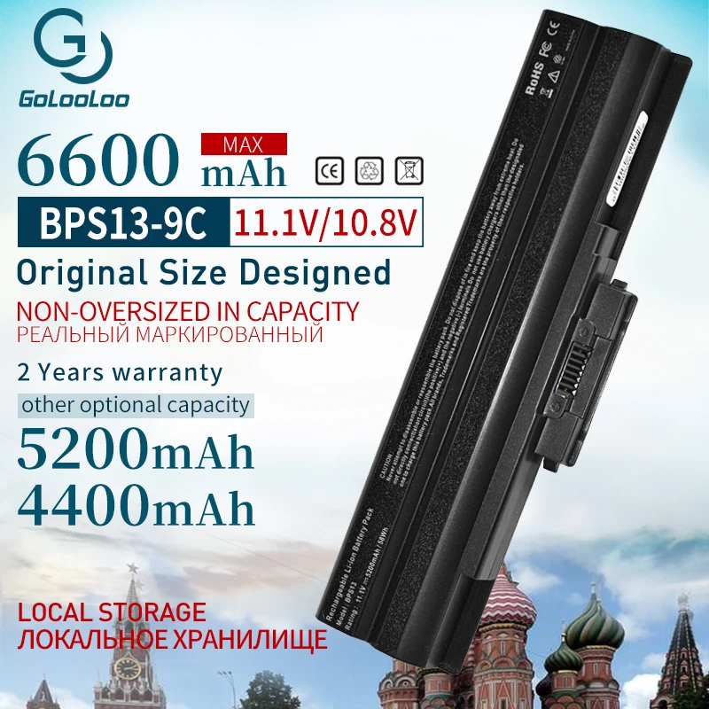 

Golooloo New BPS13 BPS21 Laptop Battery for Sony VGP-BPL21 VGP-BPL13 Sony PCG VAIO SVE Series VPC-F VPC-M