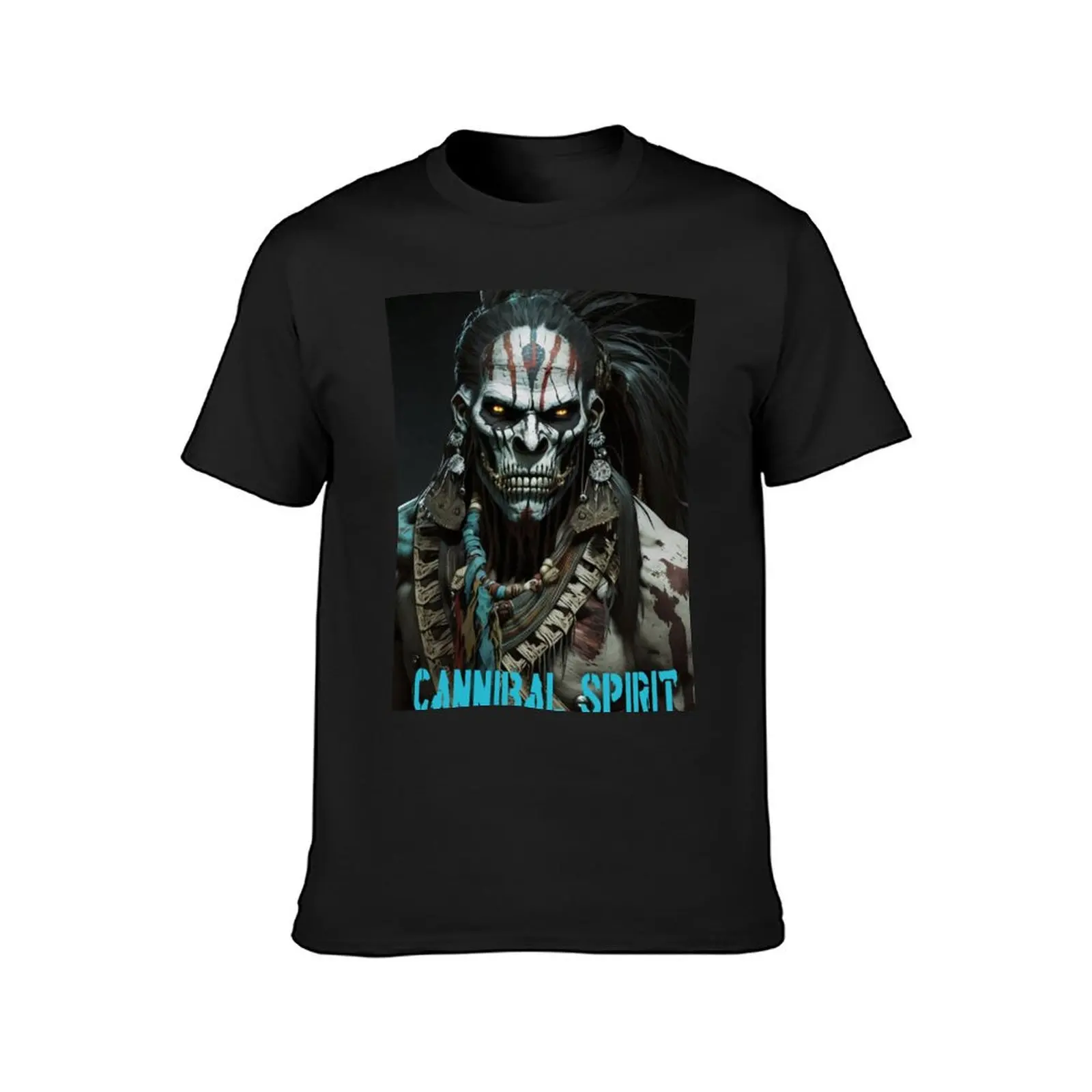 Cannibal Spirit (v6) T-Shirt customizeds summer tops T-shirts for men cotton