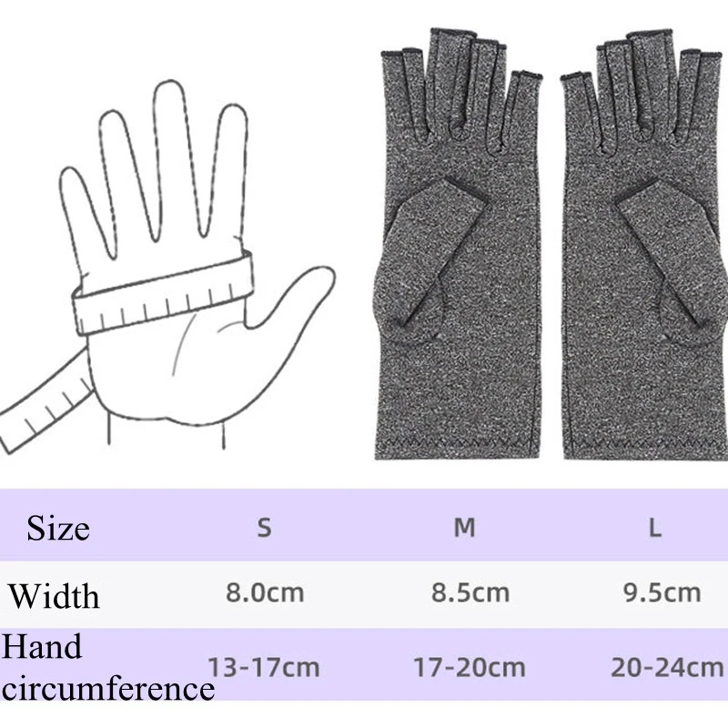 1 Pair Rheumatism Magnetic Therapy Arthritis Gloves Touch Screen Gloves Anti Arthritis Therapy Compression Gloves And Pain Joint