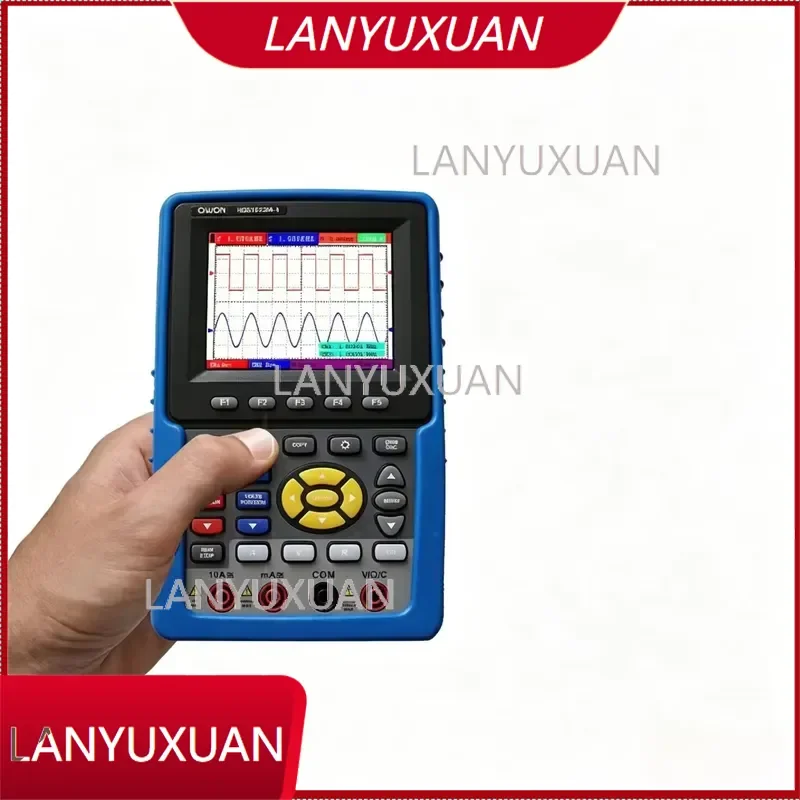 For HDS1022M-I Handheld DSO Oscilloscopes 2 Channel 20MHz 100MS/s Sample Rate with Channel Isolation Multimeter 1 Year