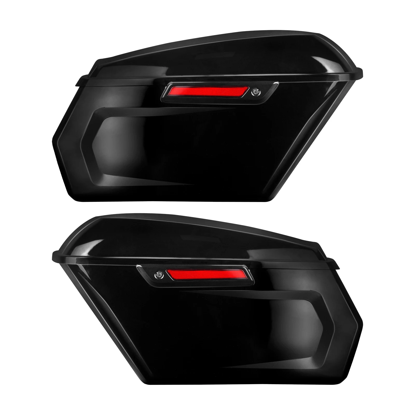 Motorcycle Side Saddlebags Trunk Luggage Hard Bags For Harley Touring Road King FLHR Street Electra Glide FLHT FLHX FLHTK 14-23