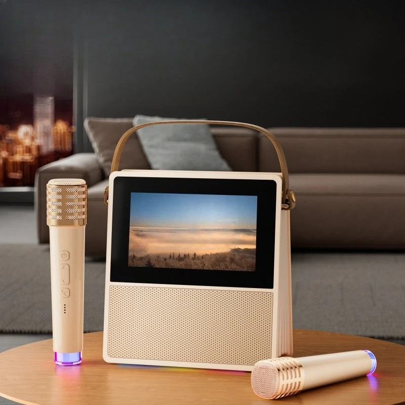 مكبر صوت ذكي محمول يعرض كلمات ديناميكية، هدية ضوضاء بيضاء، مكبر صوت بلوتوث عالي الطاقة #1