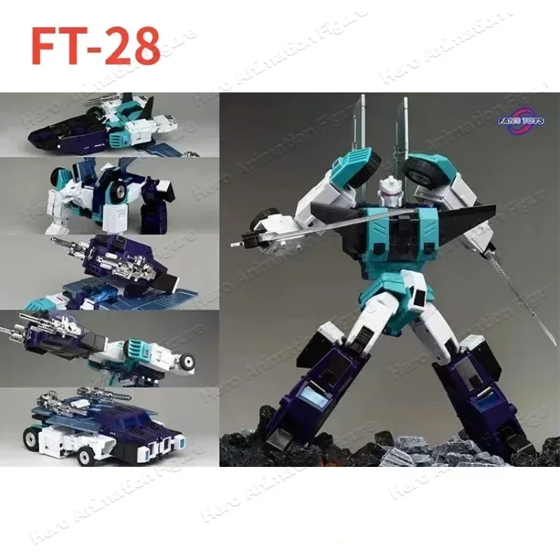 

In stock deformed fan toy FT-28 FT28 Hydra SIXSHOT alloy parts movable figure toy with box gift collection