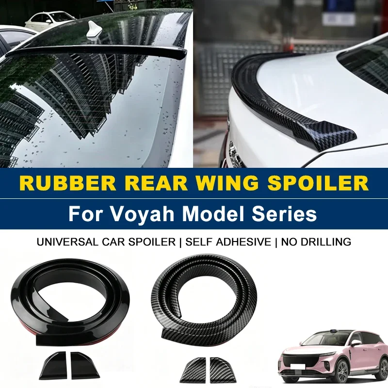 For Voyah Free Dreamer Passion Courage Taishan FreePlus PassionL 1.5M Self-Adhesive Rear Spoiler Wing No Drill Trunk Lip Parts
