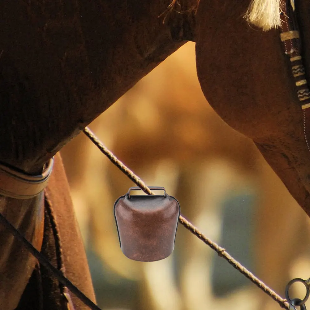 

Thickened Cow Sheep Bell Durable Metal Animal Ringing Bell For Large Livestock Outdoor Iron For Animals Dog Collar Mini