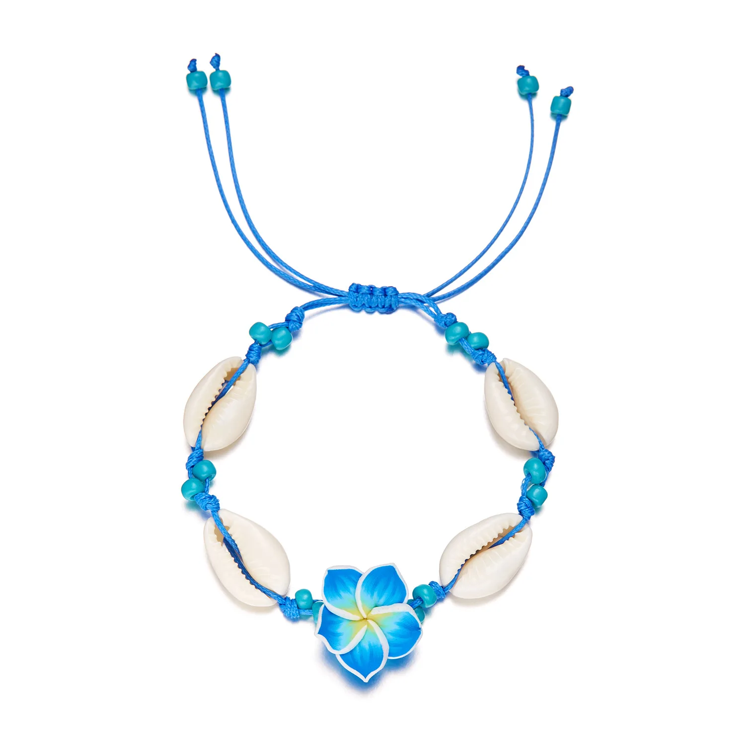 Tropical Flower Bracelet Bendable Luau Accessories Anklet Realistic Hawaiian Plumeria Bracelet For Hawaii Trip Luau Weddings