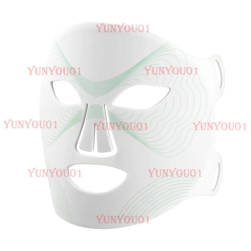 Silicone Mask Instrument Spectrometer Photon Skin Rejuvenation Instrument Waterproof Color Light Mask Red Light Instrument