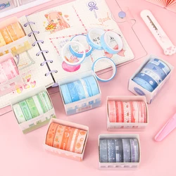5pcs/box Random Patterns DIY Diamond Painting Anti-dirty Tape Adhesive Edges Sticker Tools Accessories Art Sketch Masking Tape