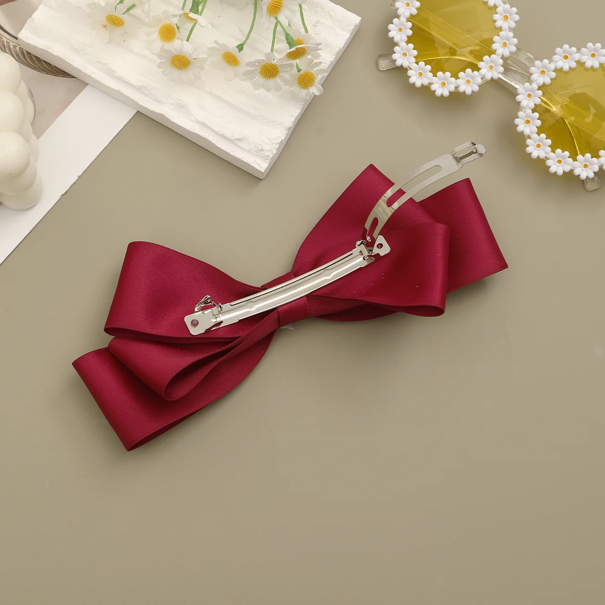 الحلو القوس الربيع مشبك شعر الكورية موضة Hairgrip للنساء الفتيات Bowknot بلون مشابك الشعر أغطية الرأس إكسسوارات الشعر #3