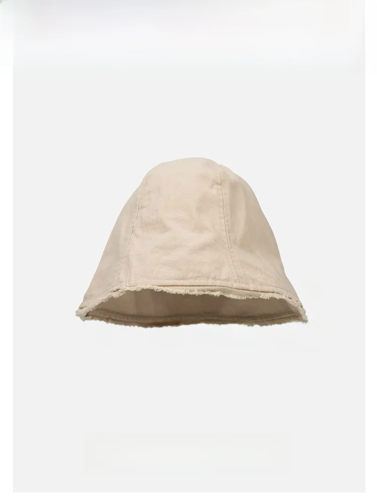 Casual Style Bucket Hat Unisex Early Eight Natural Look Fishing Cap with Small Fringe Design Versatile  Color for Travel