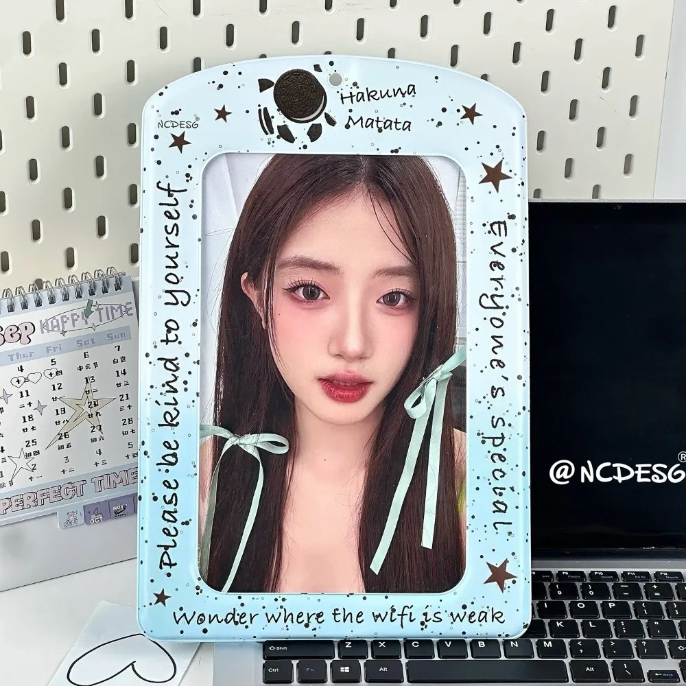 Trendiger A4 Fotokartenhalter Koreanischer Idol Riesen-Fotoschutz Bunter PVC-Fotokartenhalter für Fans – Detail 14