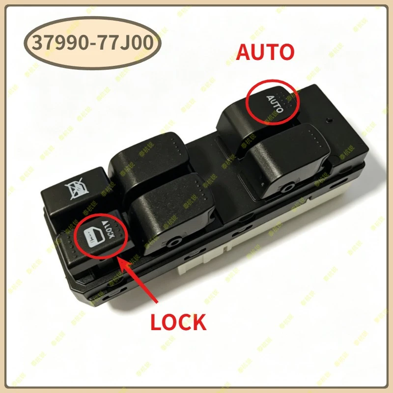 37990-77J00 PW855096 Power Master Window Switch Button For Suzuki SX4 Swift New Alto Grand Vitara Car Parts Accessories view 2