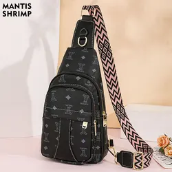 Torebki damskie nowe torba piersiowa damskie Crossbody klasyczne ramię torba na klatkę piersiowa Casual torba kurierska ze skóry PU opakowanie Vintage moda