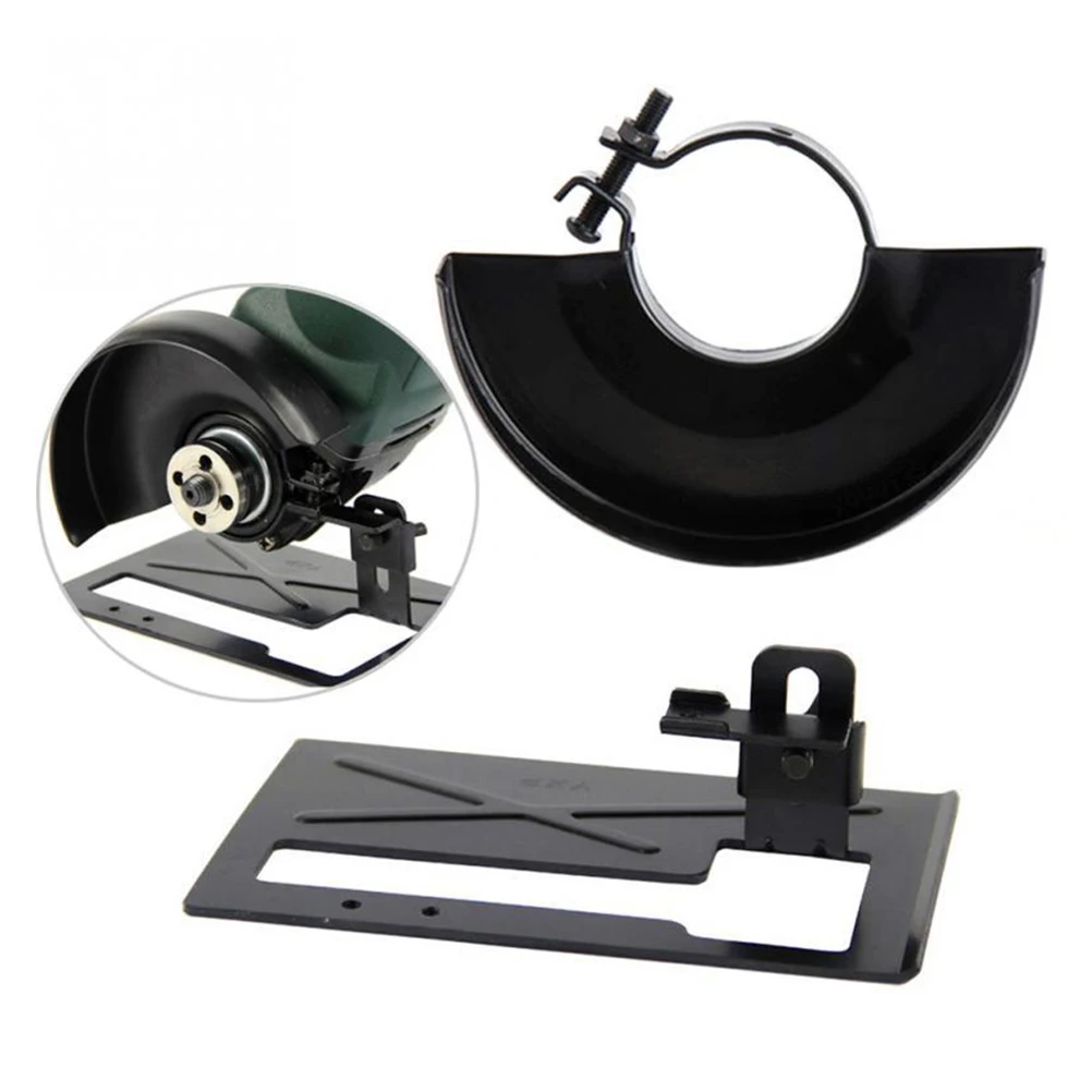 

2pcs Angle Grinder Stand Holder Guard Shield Cover Thickened Metal Durable Adjustable woodworking safety protection angle