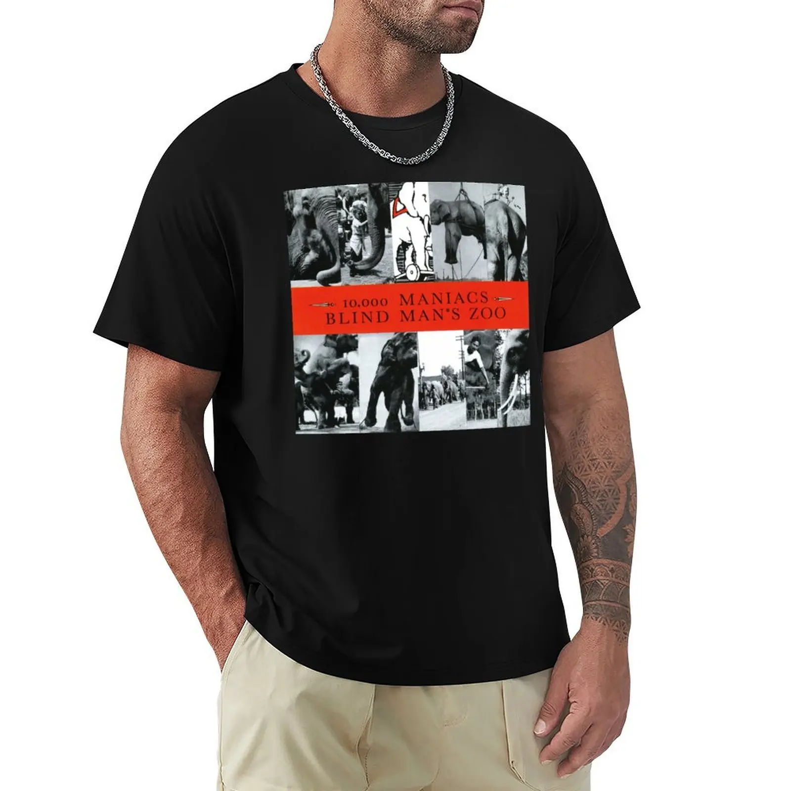 10,000 MANIACS BAND T-Shirt t shirt for man 100 percent cotton T-Shirt