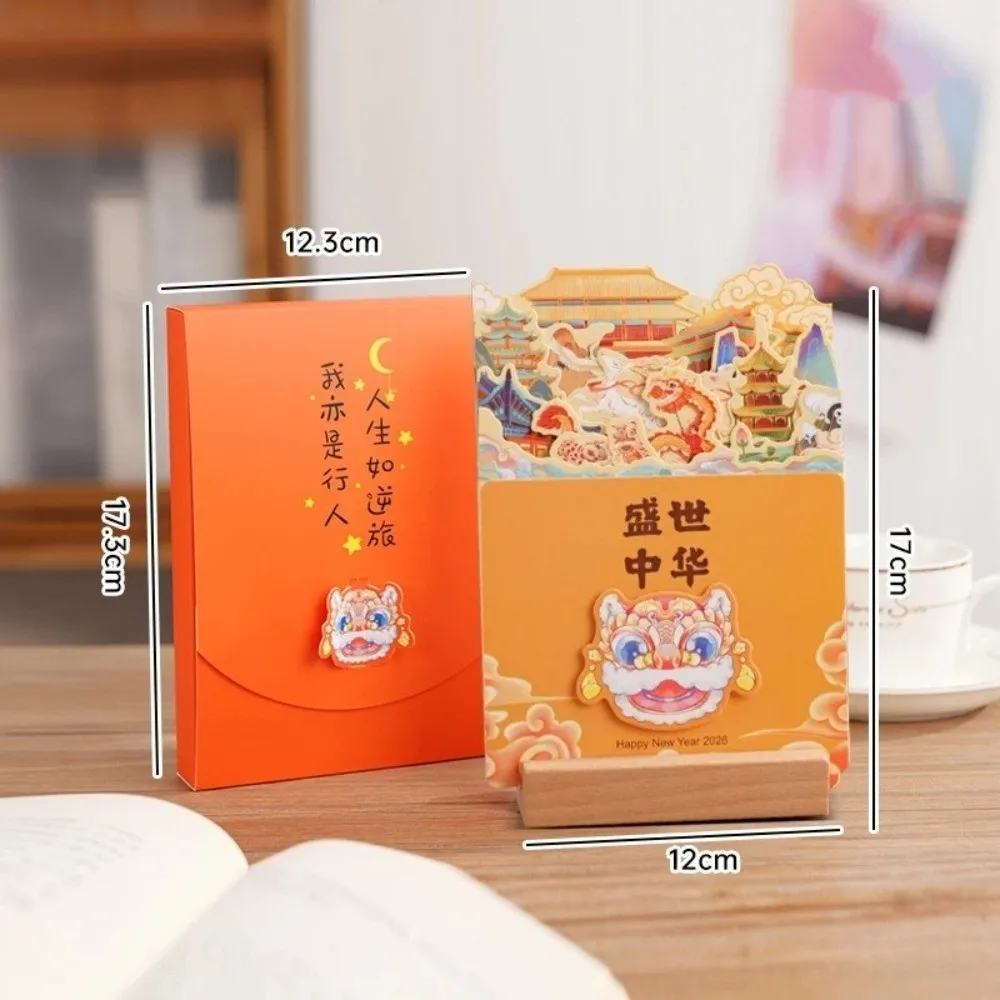 New Wooden Base 2026 Desktop Calendar Detachable Base DIY Monthly Planner Date Display Desk Calendar New Year