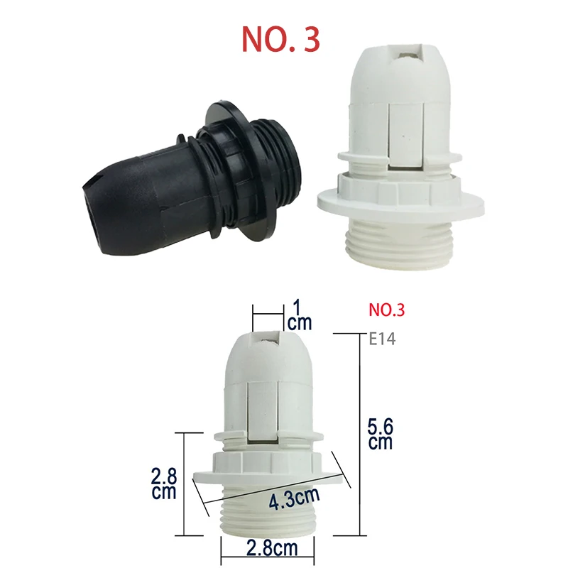 Screw E14 E27 LED Light Bulb Lamp Base Cap Power Holder Electric Pendant Socket Lamp Shade Converter 220V 110v F1, image 9