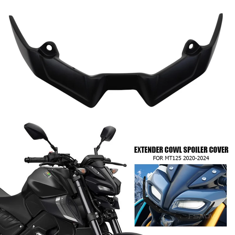 

Для YAMAHA MT125 мотоциклетное крыло переднего колеса, клюв, носовой конус MT-125 2020 2021 2022 2023, удлинитель, крышка спойлера