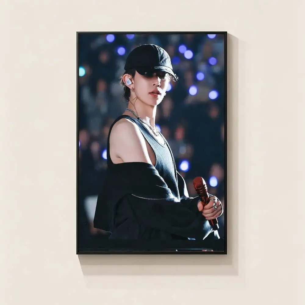H-Heeseung L-Lee V-Vocal King Poster Perfect Space Sticker Self Adhesive for Office Home Theater Wall Art Decor Fancy Gift