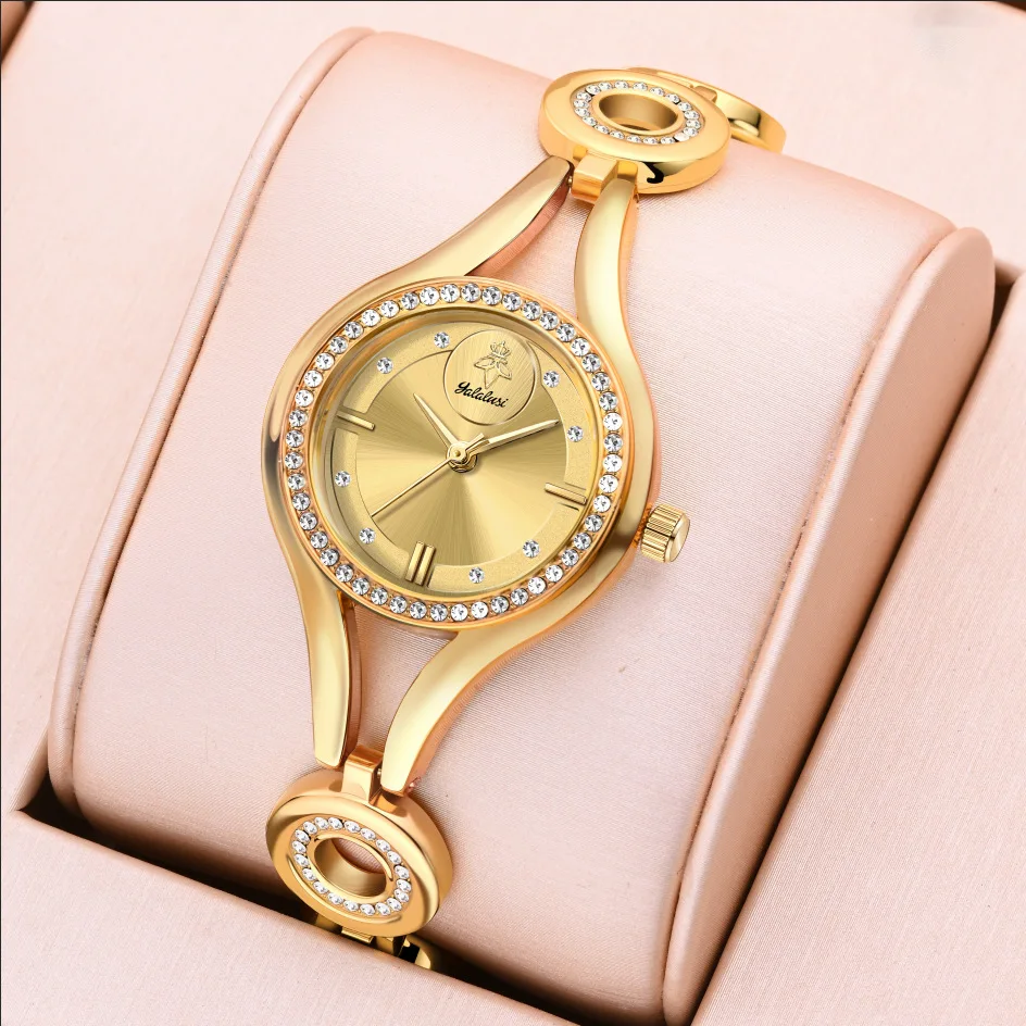 Fashion vintage Southeast Asian style niche luxury women's watch with diamonds, exquisite ladies watch