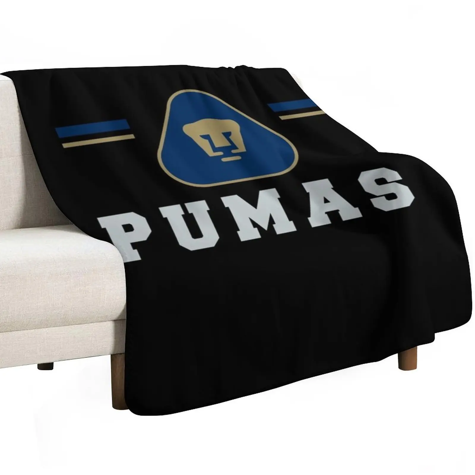 Pumas Unam - Mexican Soccer Team Family Gifts Throw Blanket Large Bed linens Luxury St Extra Large Throw Polar Cute Blankets