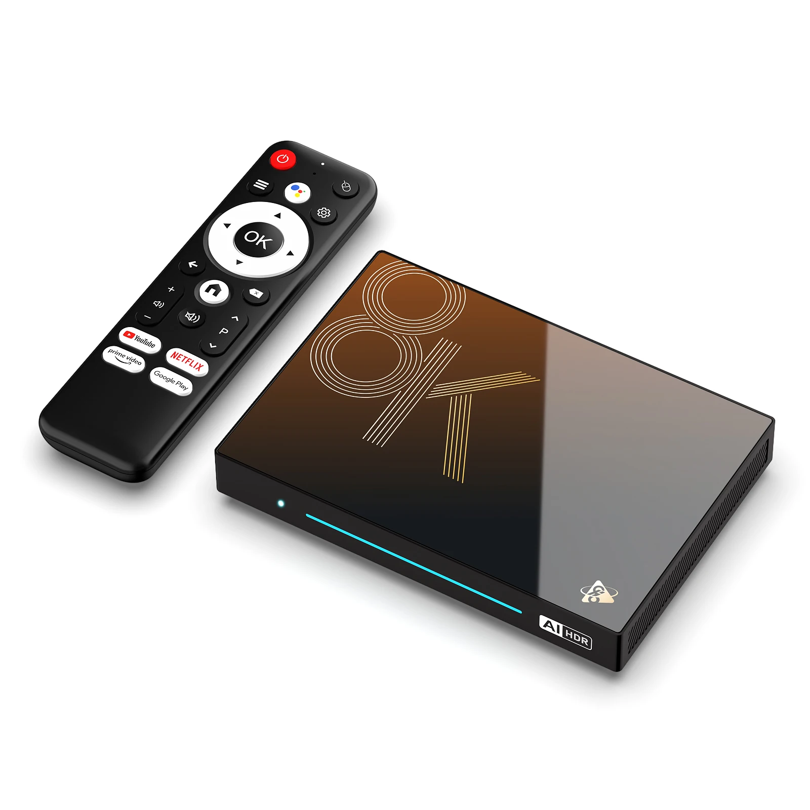 2024 H96 MAX M9S AI VisionPQ صندوق التلفزيون الذكي Android14 RK3576 8G 128G يدعم دقة فائقة 8K مشغل وسائط فك تشفير الفيديو