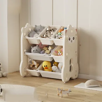 منظم خزانة الأطفال ألعاب تخزين الأطفال خزانة كتب متعددة الأغراض رف منظم دي جوجيتس أثاث تخزين الأطفال
