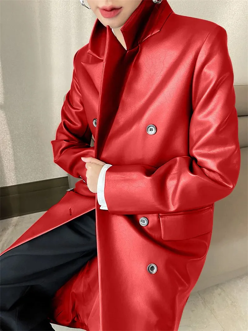 New 2025 Haining Fur Thickened Coat Women Splicing Large size 5XL Fashion Slim