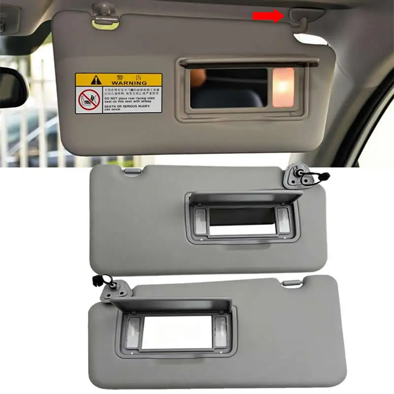 For Renault Koleos 2008-2016 Front Sunvisor Wth Makeup Mirror With Light Car Accessories 96401JY65A 964005494R