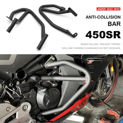 For CFMOTO 450 SR 450SR 450sr 2022 2023 Motorcycle Accessories Anti-collision Bar Bumper Frame Protector Engine Guard Crash Bar
