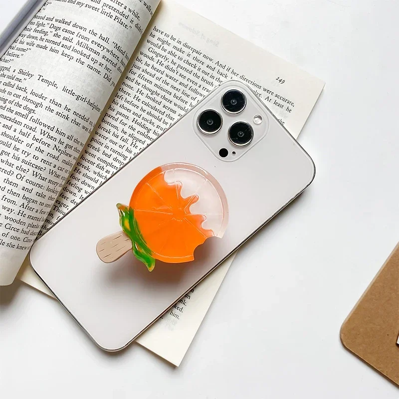 Симпатичный 3D держатель для телефона Tok Griptok с фруктовым мороженым, подходит для iPhone, Xiaomi, Samsung, универсальный держатель для аксессуаров