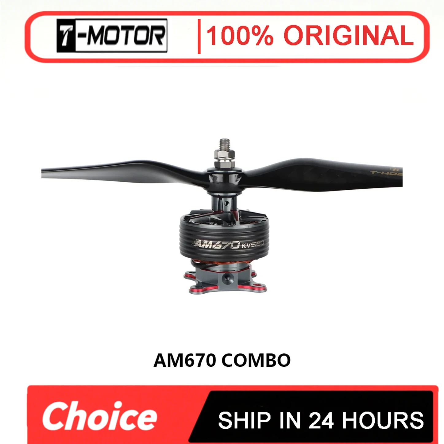 T-Motorhobby AM670 Combo 480KV 520KV Brushless Motor + AM116A ESC+ Prop High-Efficiency Power Group for RC 3D Aerobatic Airplane