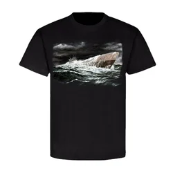 Deutsches U-Boot Laboe U 995 Submarine Marine Sea Storm T-Shirt. Summer Cotton O-Neck Short Sleeve Mens T Shirt New S-3XL