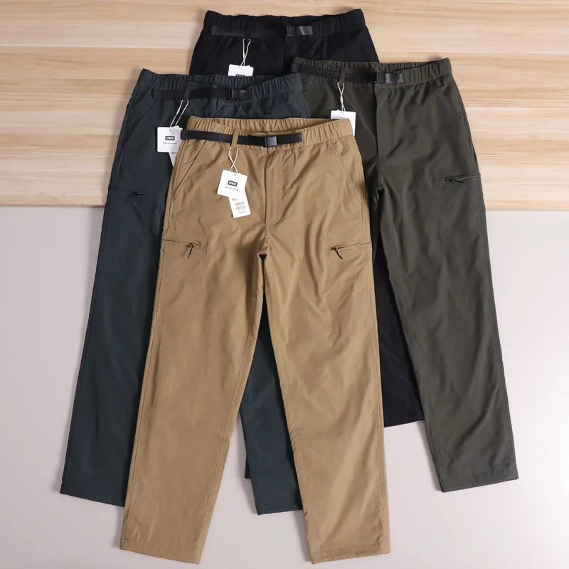 

Мужские уличные теплые повседневные брюки с подкладкой Fce, ветрозащитные водоотталкивающие прямые брюки из полиэфирного волокна, чистый цвет