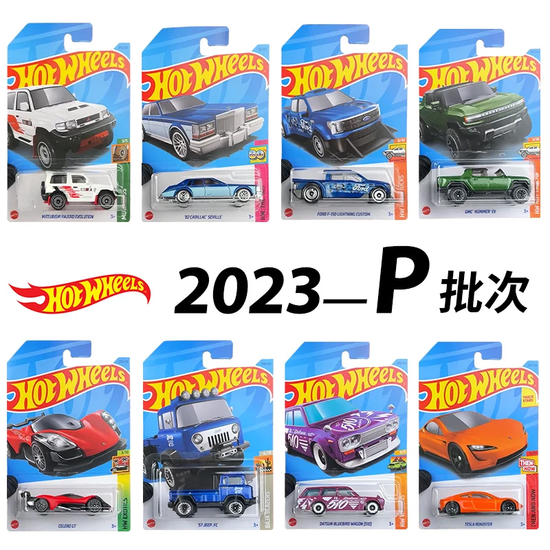 2023 P CASE Hot Wheels Cars MITSUBISHI PAJERO EVOLUTION 1/64 Metal Die-cast Model Collection Toy Vehicles