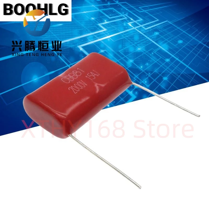 5pcs Metallized Polypropylene Film Capacitor CBB81 2000V 154J 2KV 154 0.15UF 150NF  Pitch 30mm