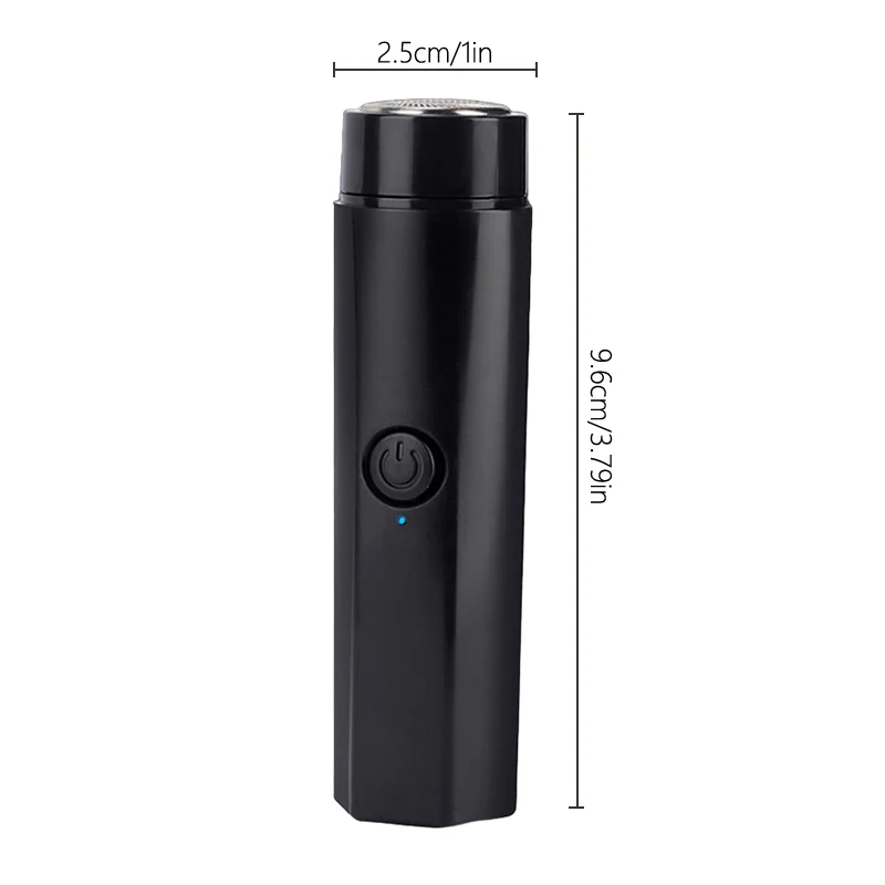 Electric Shaver One-Button Use Electric Razor For Men Rotary Portable Mini Shaver Pocket Size Rechargeable Wet&Dry