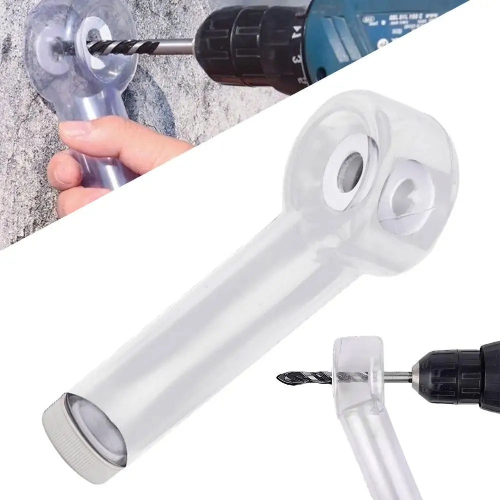 2-in-1 Transparent Electric Drill Dust Cover with Storage Wall Drilling Dustproof Collector Household Power Tool Accessory