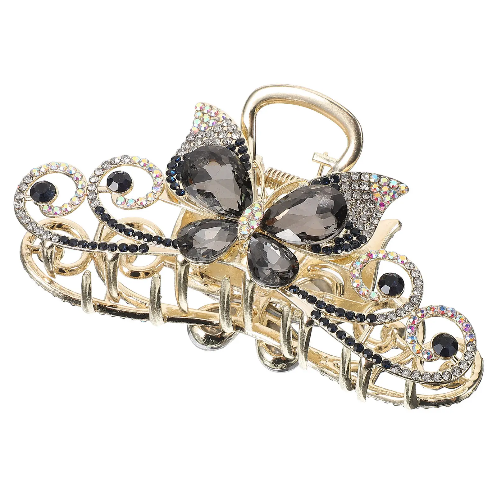 

Большая заколка-бабочка для волос, прочная заколка-краб для женщин и девушек, надежная фиксация, стильная заколка-краб для густых и тонких волос