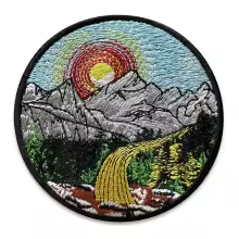embroidered logo patch