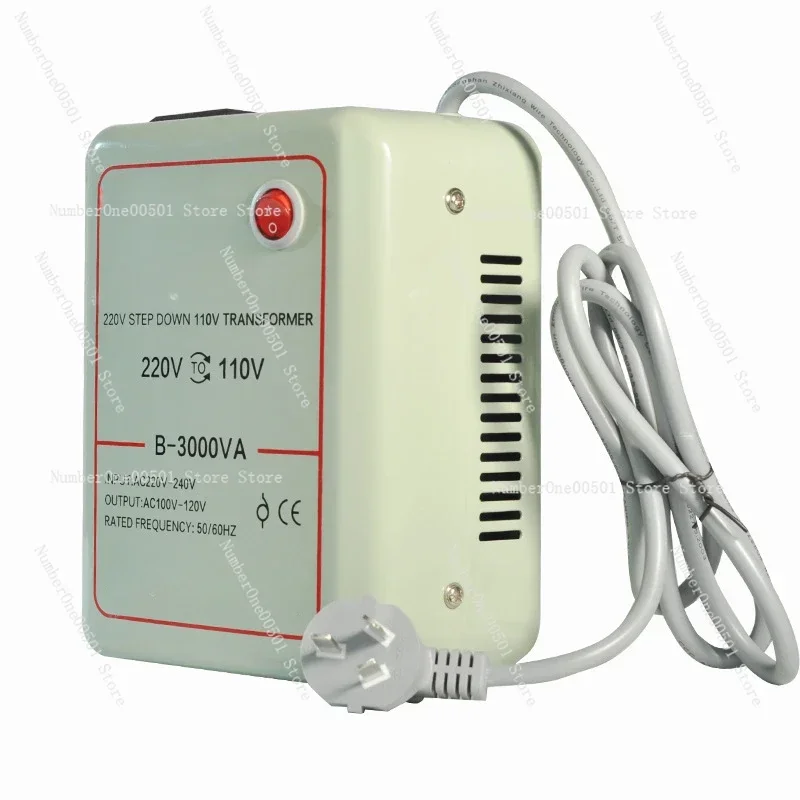 Power Transformer 220V To 110V B-3000VA 1500W Voltage Converter 110 Volts To 220 Volts