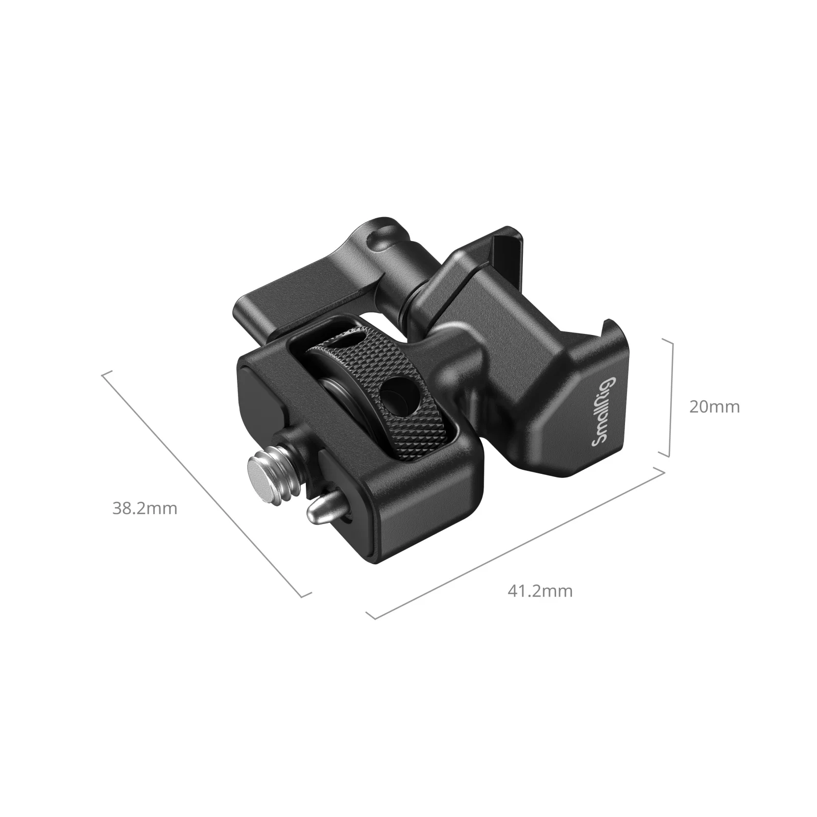 SmallRig الناتو المشبك tO a 1/4 "-20 برغي محول الألومنيوم أقصى تحميل 8 كجم لخيارات التركيب ثنائية الاتجاه متعددة الاستخدامات 3264