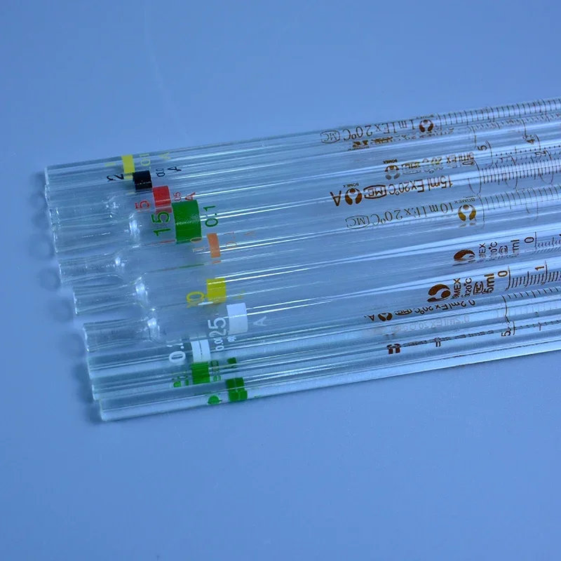 Graduated Pipette without Rubber Bulb High Quality Lab Chemistry Dropper Dispensing Transfer Pipettes Glass