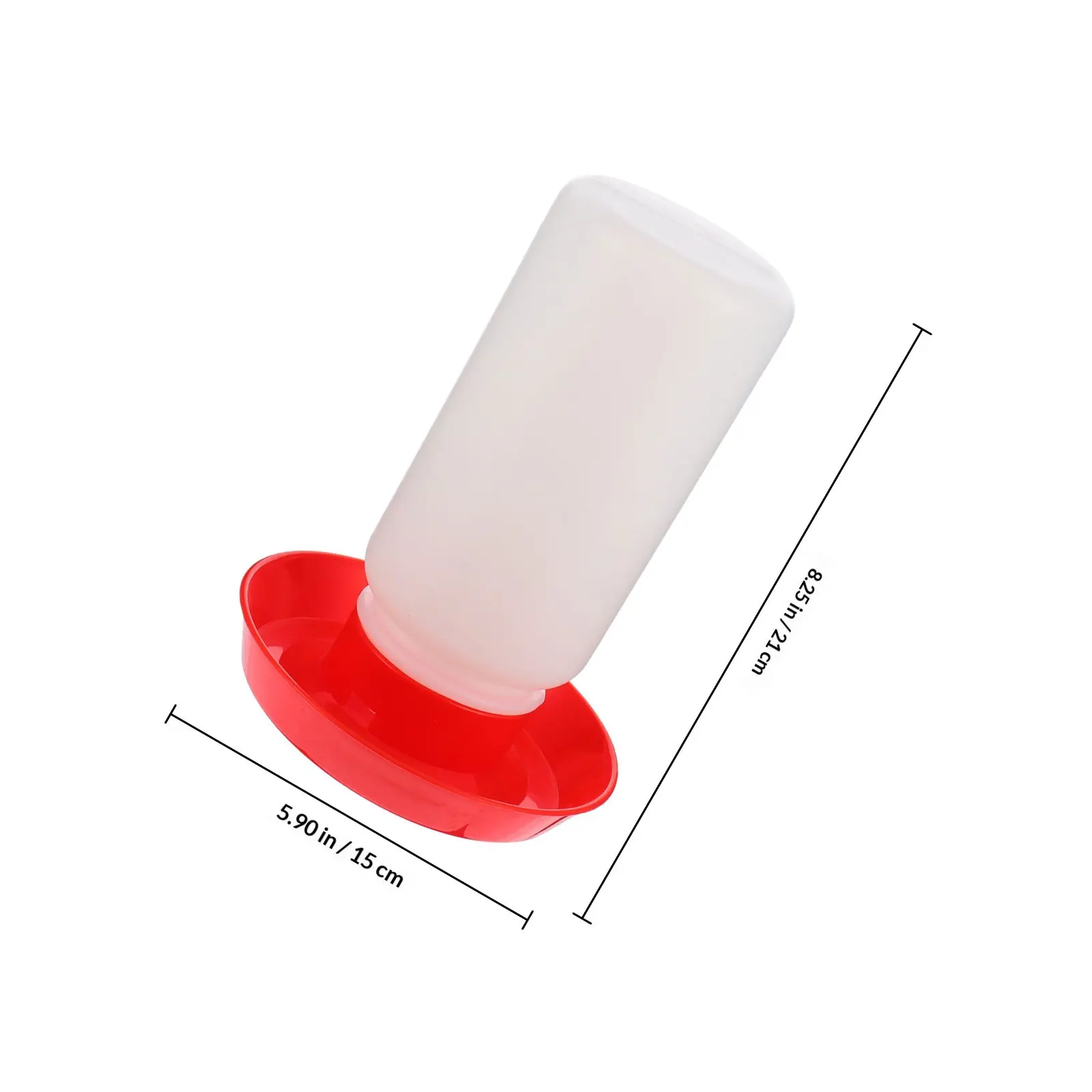 Pigeon Drinker Automatic Poultry Waterer Smooth Surface Non Deformable Fall Resistant Easy Clean for Home Farm Use Drinkers