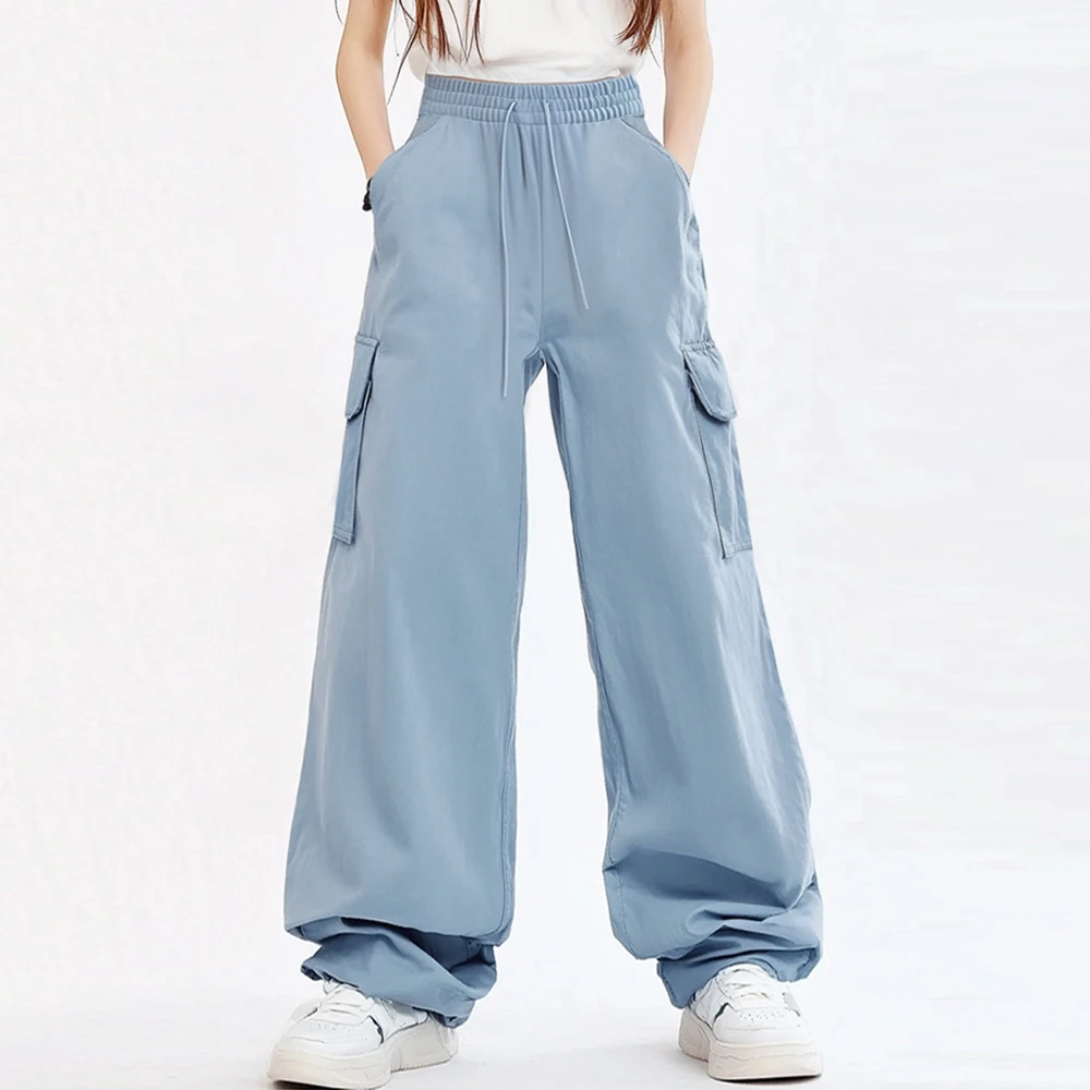 2025 Autumn/Winter Women's High-Waisted Sports Pants with Sports Pocket Design